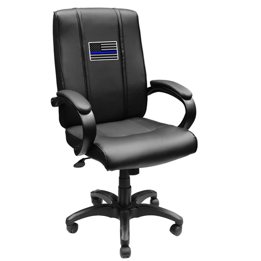 Office Chair 1000 with Blue Line Flag Logo Panel