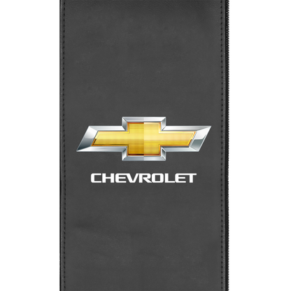 Silver Loveseat with Chevrolet Primary Logo