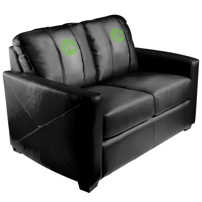 Silver Loveseat with Tree of Life Logo Panel