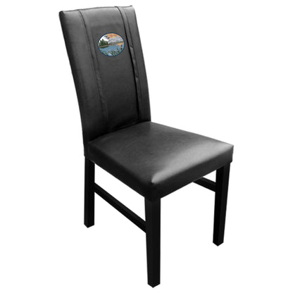 Side Chair 2000 with Mountain Background Logo Panel Set of 2