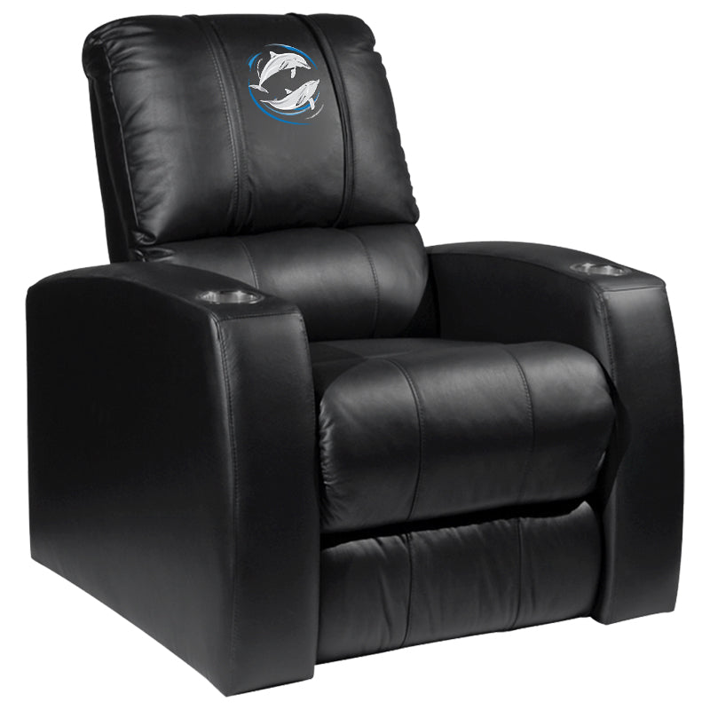 Relax Home Theater Recliner with Dolphin Swirl Logo Panel