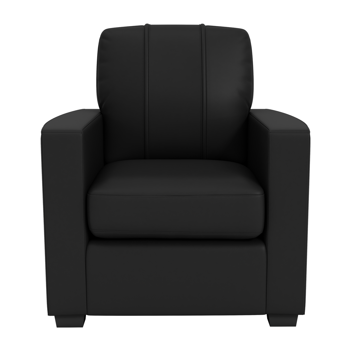 Silver Club Chair with  New York Jets Helmet Logo
