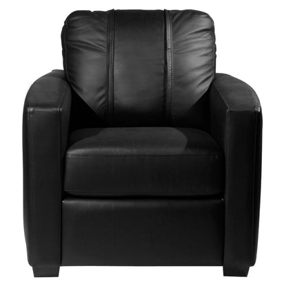 Silver Club Chair with Brooklyn Nets Team Commemorative Logo