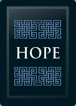 Hope Deco Horizontal Blue